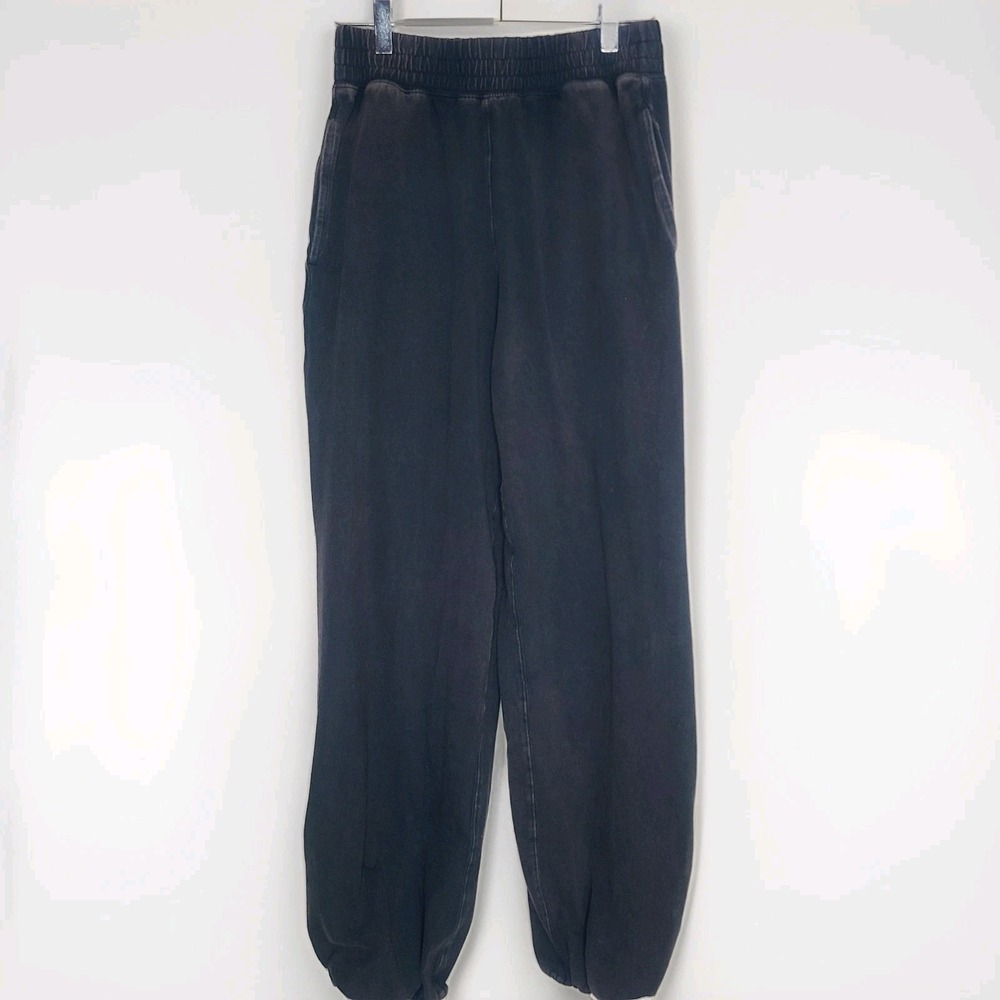 FP Movement Free People Black Wash XS Joggers Balloon Leg Pants